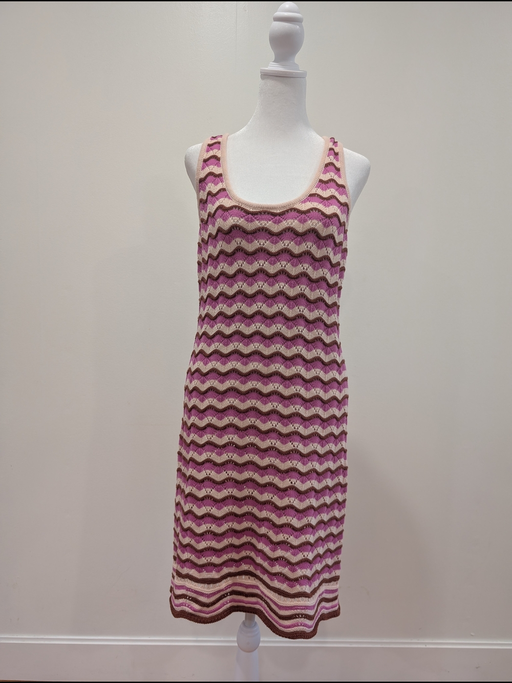 LSPACE Sunchaser Dress in Shell Yeah Crochet